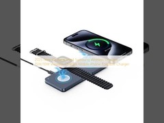 2025 Nouveau X8 Apple et Samsung Chargeur sans fil 15W / 10W Chargeur sans fil Téléphone portable Chargeur pliable