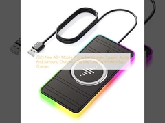 2025 Nouveau chargeur de voiture de téléphone A8H Moblie Prise en charge Apple et Samsung Charge 15w/10w/7.5w/5w Chargeur rapide sans fil