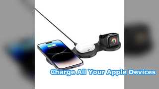 Dans Chargeur sans fil pliable pour appareils Apple